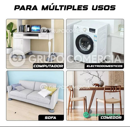 Almohadillas Antivibración Premium para Electrodomésticos